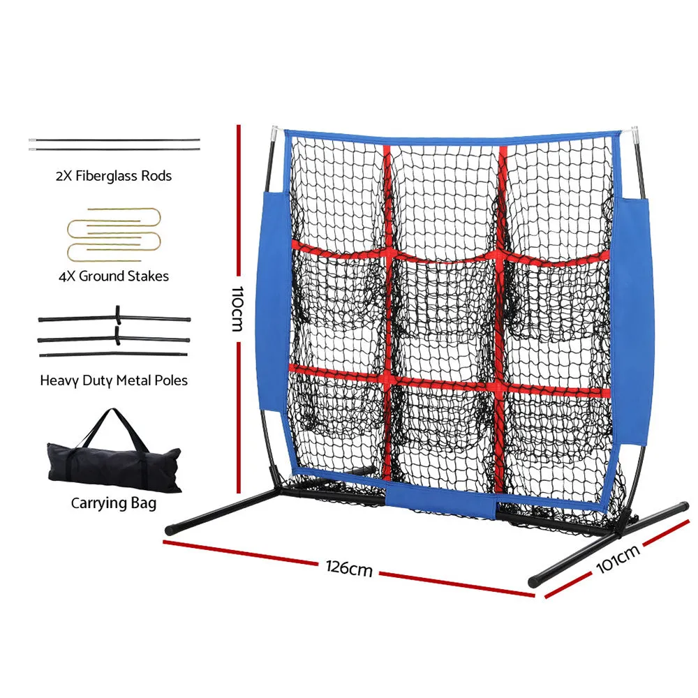 2 in 1 Portable Baseball Pitching Net with Target - Everfit
