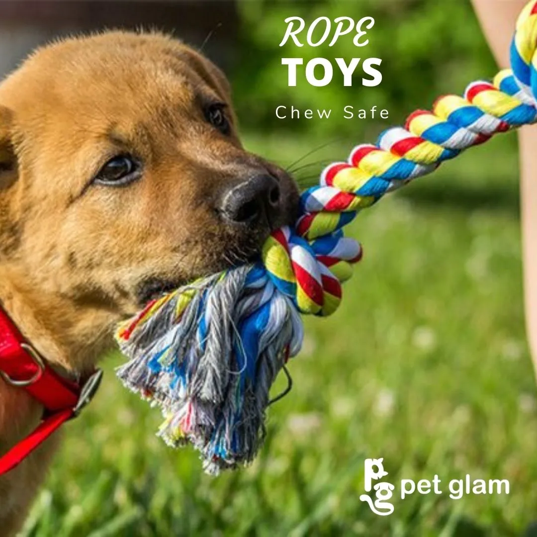 Assorted Rope Toy Balls (Pack Of 2)