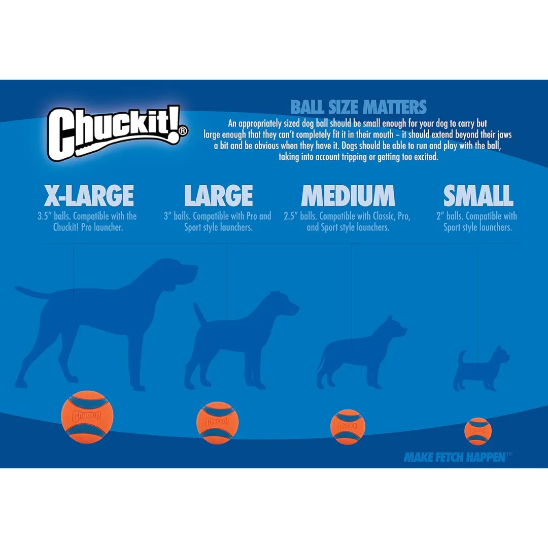 Chuckit! Dog Toy Crunch Ball Medium 2 Pk