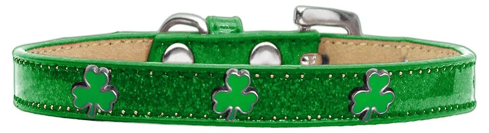 Dog, Puppy & Pet Widget Ice Cream Collar, "Shamrock"