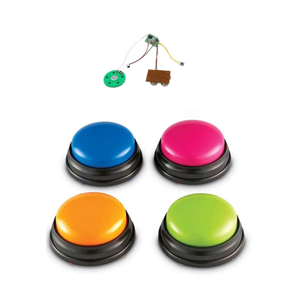 Funki Buys | Pet Toys | Recordable Button Learning Aid for Kids, Pets