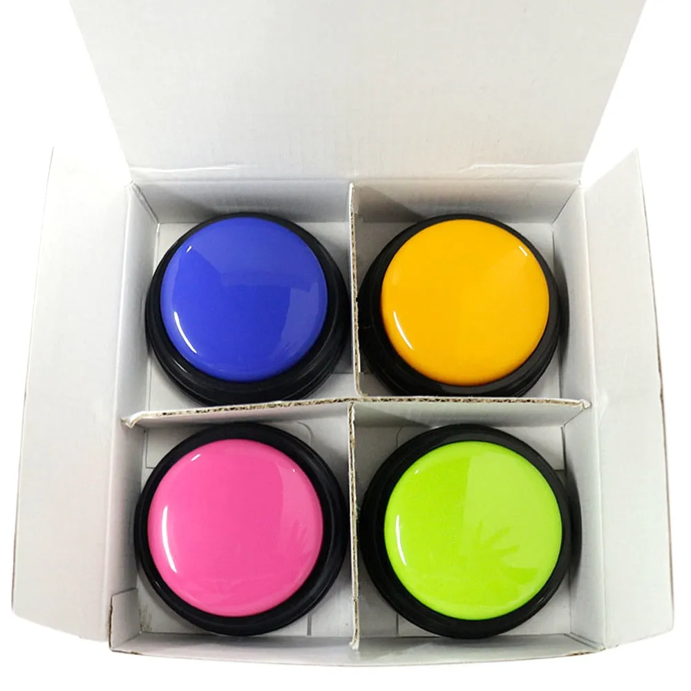 Funki Buys | Pet Toys | Recordable Button Learning Aid for Kids, Pets