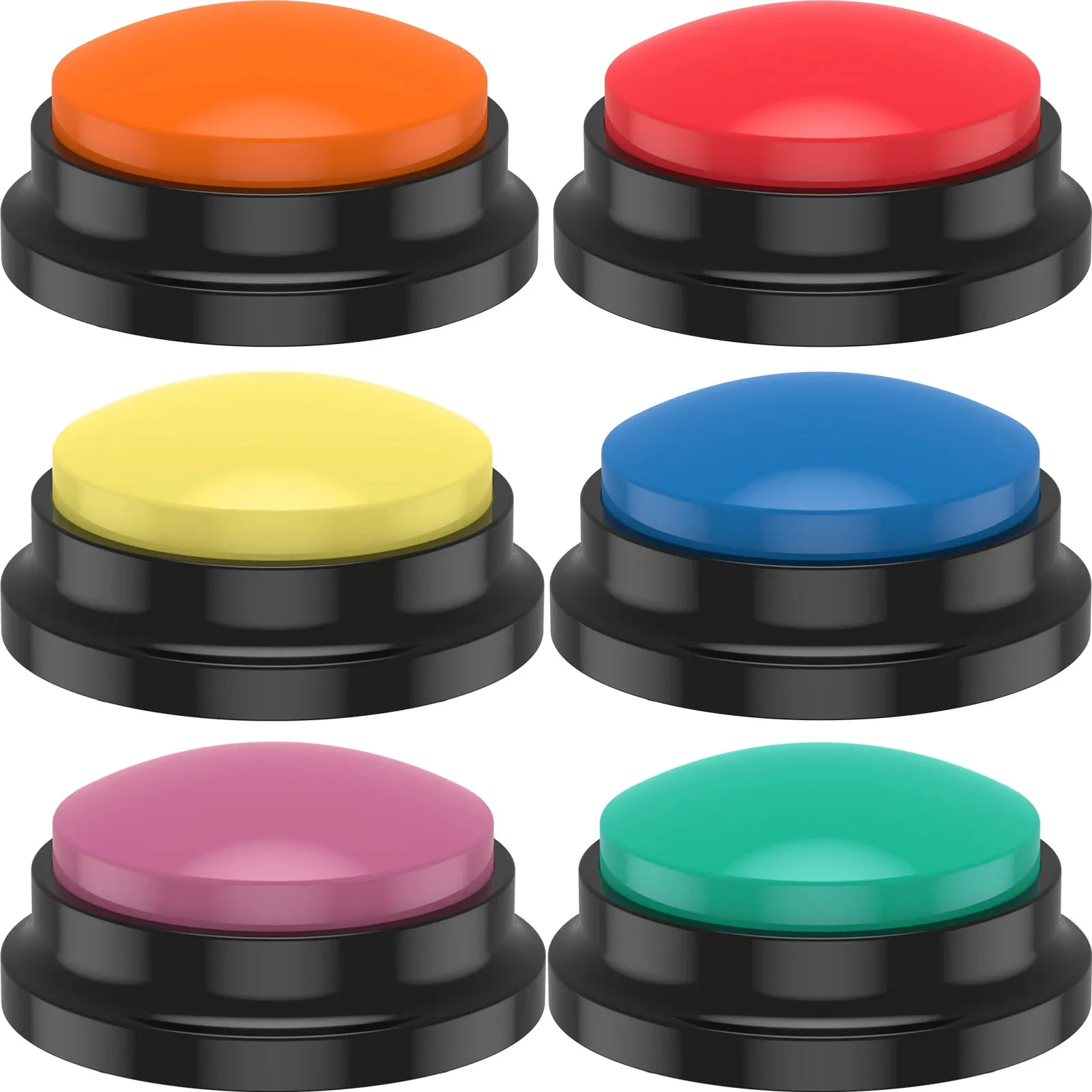 Funki Buys | Pet Toys | Recordable Button Learning Aid for Kids, Pets