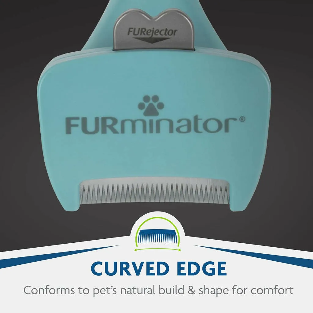 Furminator Long Hair De-Shedding Tool For Cats (Small)