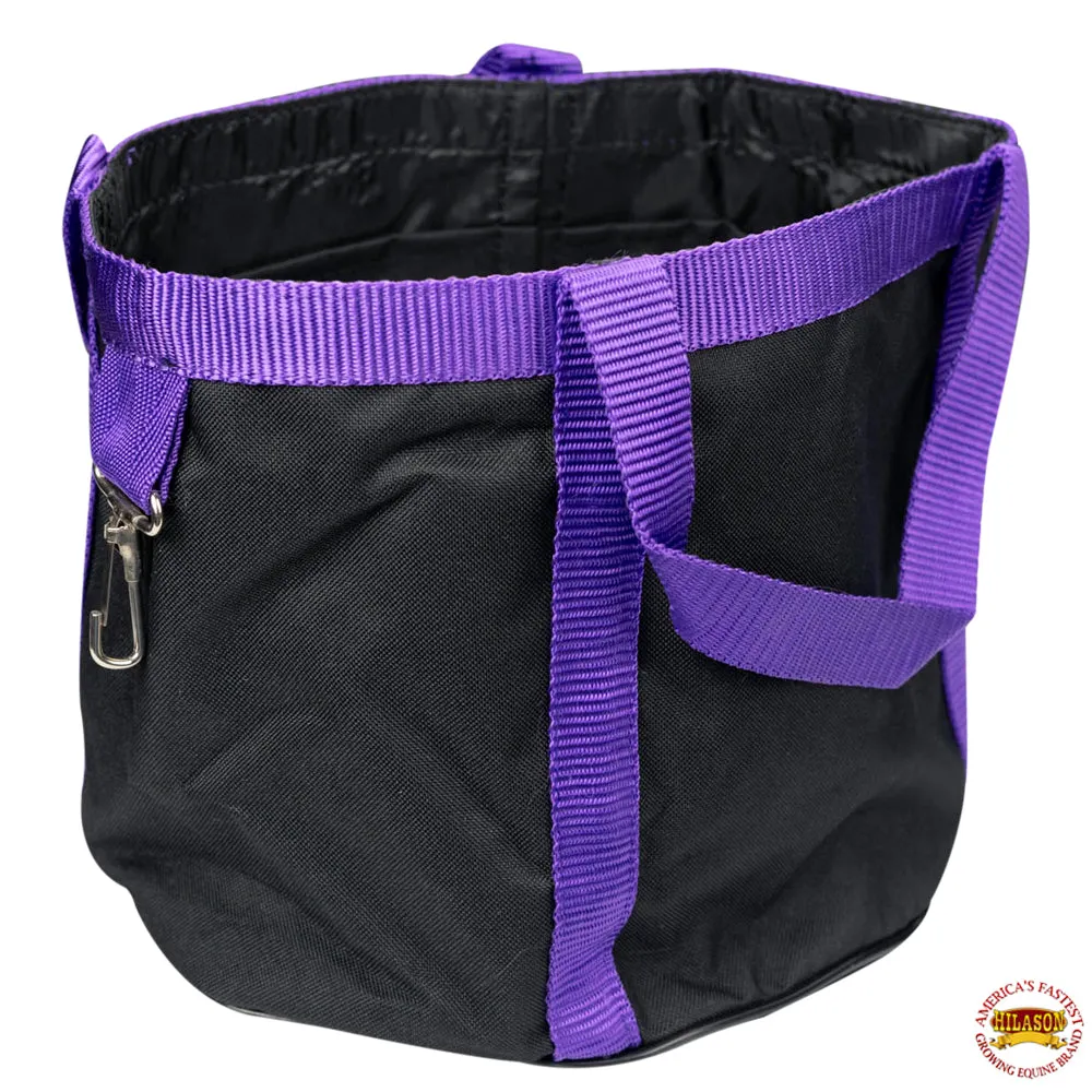 HILASON Horse Grooming Bag Heavy Duty Durable Canvas