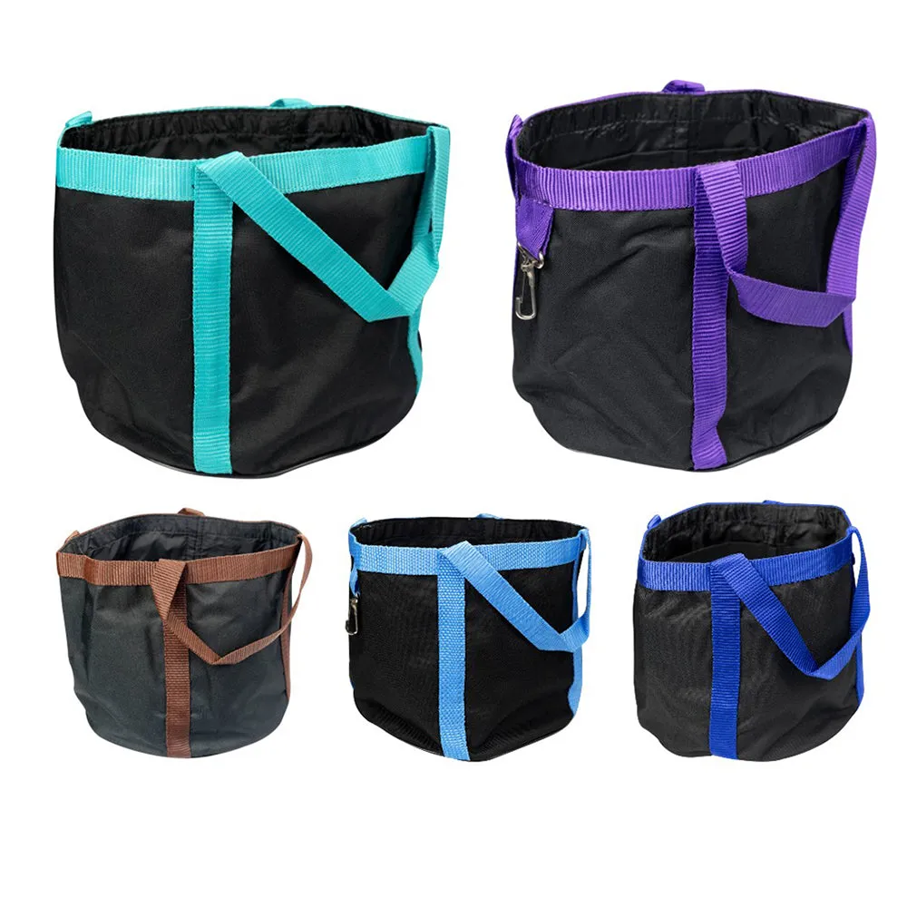 HILASON Horse Grooming Bag Heavy Duty Durable Canvas