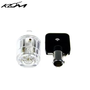 KLOM Transparent Tubular Practice Lock
