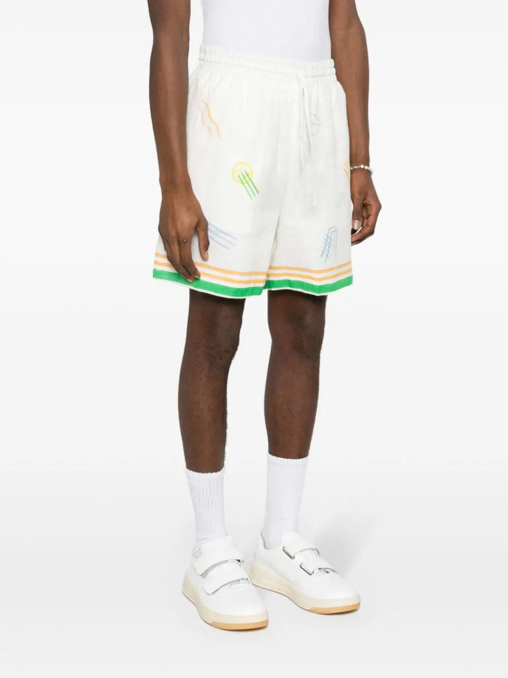 Le Jeu linen shorts
