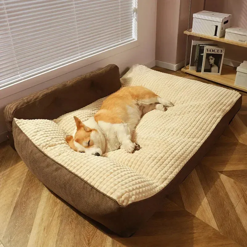 Pat and Pet Emporium | Pet Beds | Thicken Fleece Pet Bed Mat