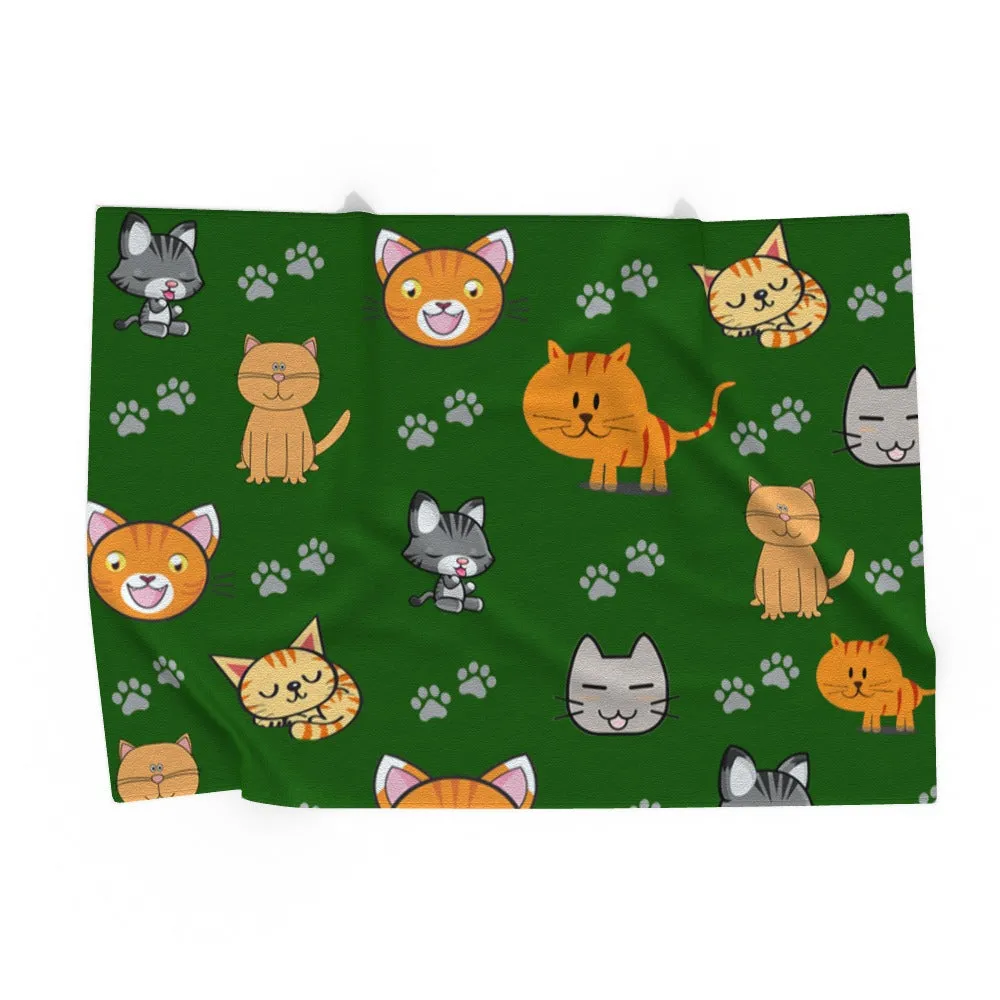 Pet Blanket Throw - Cat Friends