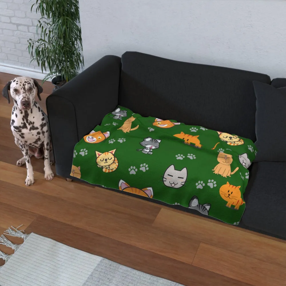 Pet Blanket Throw - Cat Friends