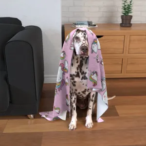 Pet Blanket Throw - Unicorn