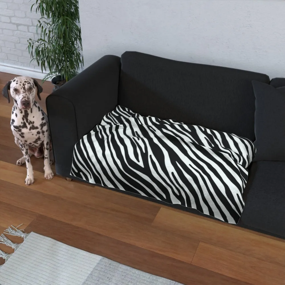 Pet Blanket Throw - Zebra