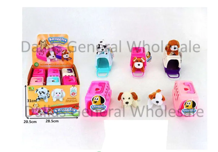 Plush Cat w/ Carrier Cage Wholesale