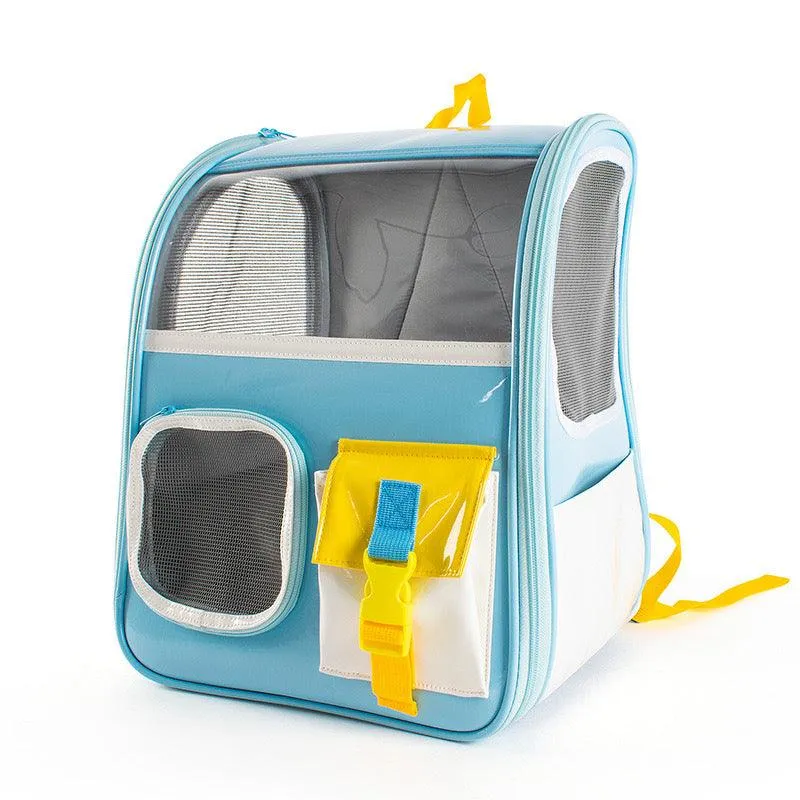 Preppy Style Pet Backpack
