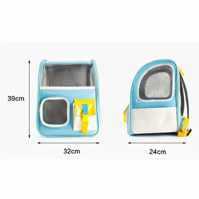 Preppy Style Pet Backpack