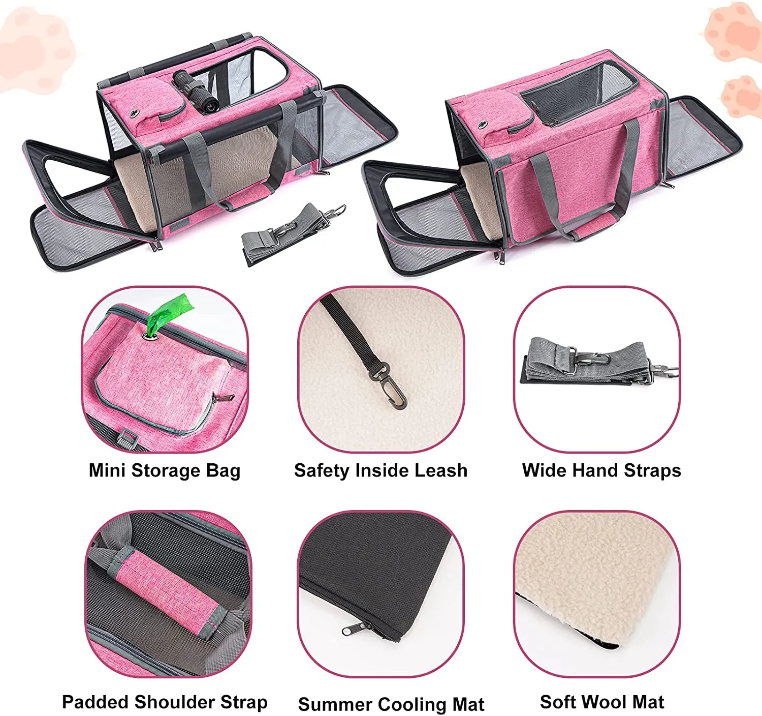 Spacious Soft-Sided Pet Carrier