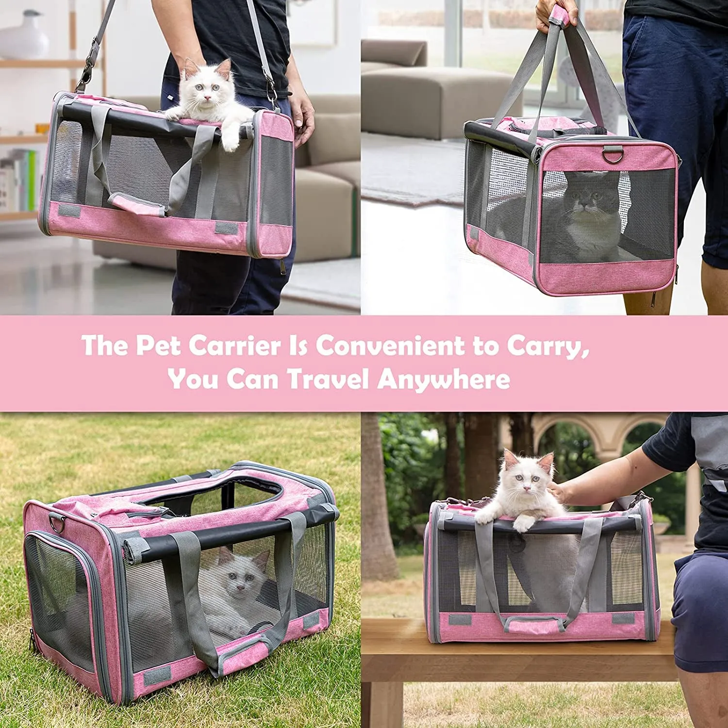 Spacious Soft-Sided Pet Carrier