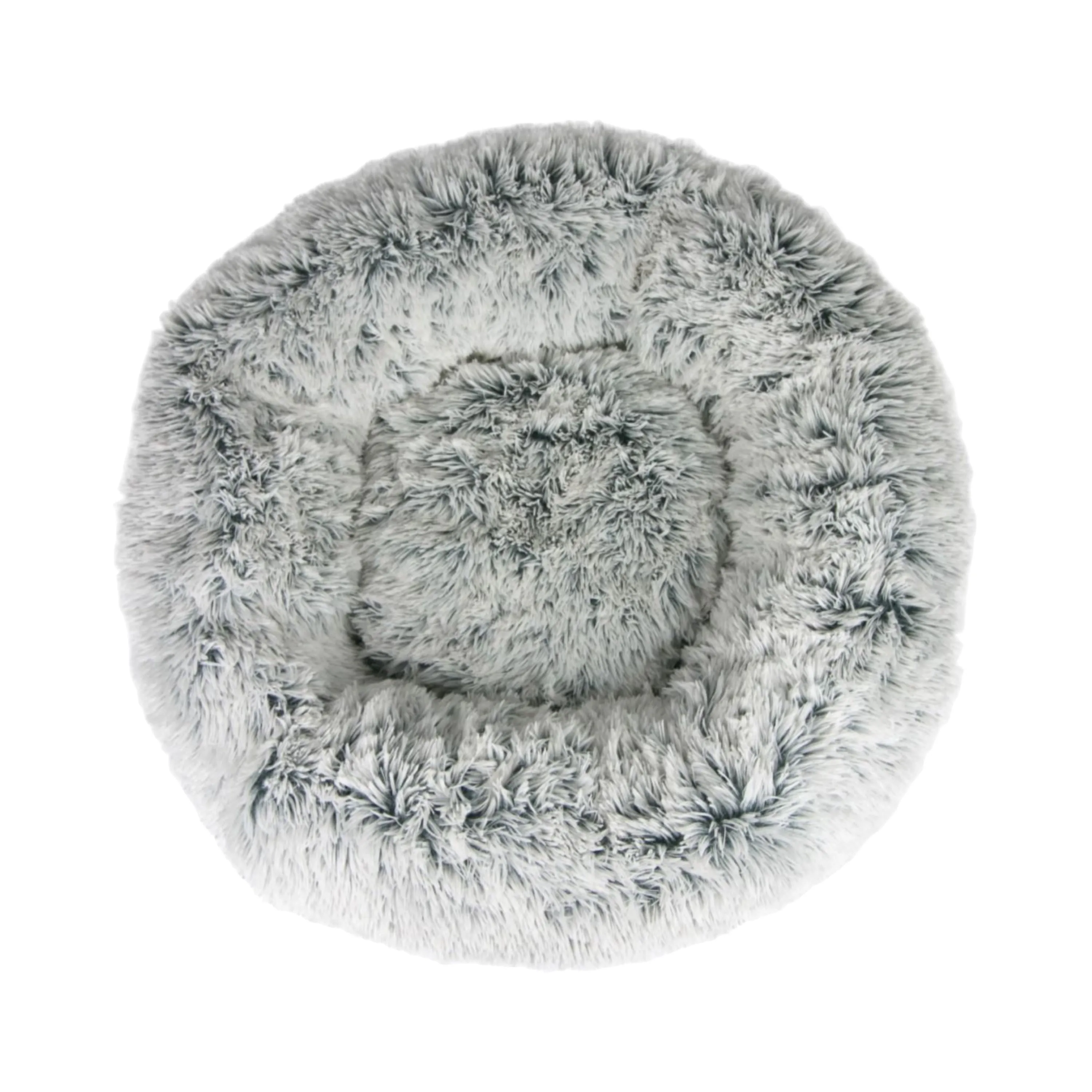 Tall Tails Cuddle Donut Bed Frosted Grey/ White