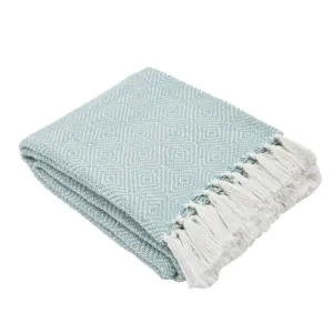 Teal Diamond Blanket