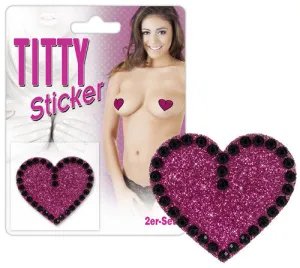 Titty Sticker "Pink Heart"