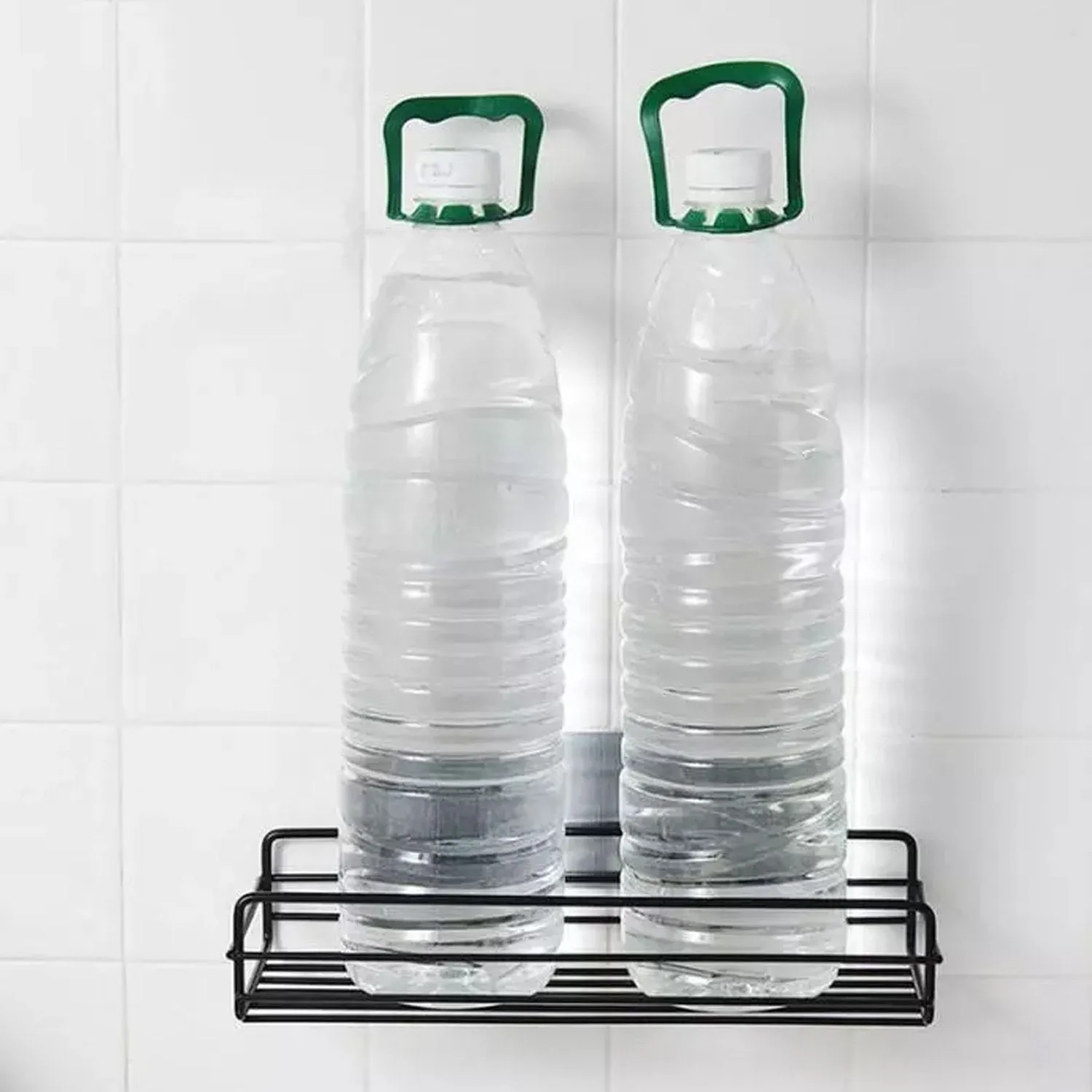 Wall-Mount Metal Bathroom Shelf & Rack - Multi-Purpose