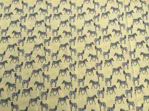 Zebra Cotton Jersey UV Colour Changing Light Sun Reactive Fabric 58" MT955-4